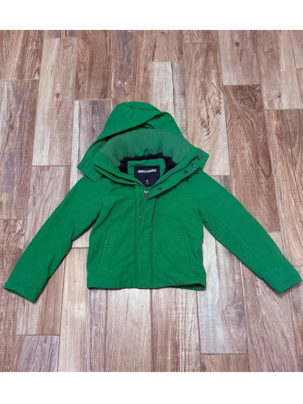 Vintage Boys Abercrombie Kids Winter Green Jacket